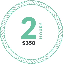 2 Hour fishing trip $350